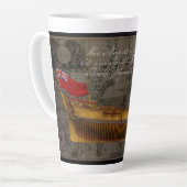 Profilmalerei des Schiffes Jersey Milchtasse (Linke Ecke)