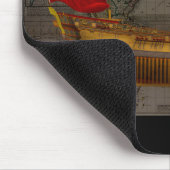 Profilmalerei des Schiffes Jersey Mousepad (Ecke)