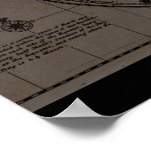 Profilmalerei des Schiffes Jersey Poster (Ecke)