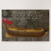 Profilmalerei des Schiffes Jersey Puzzle (Horizontal)