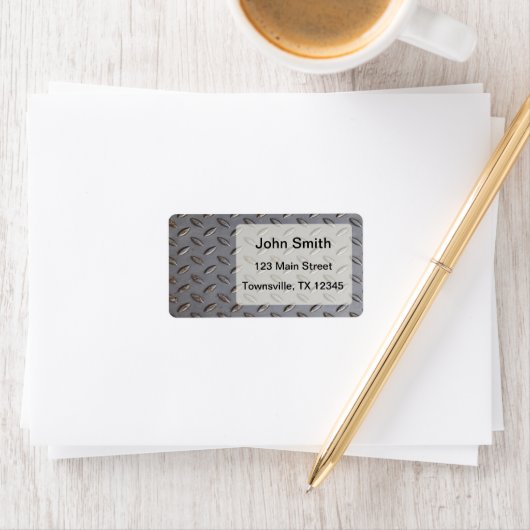 Profilplatte Adressaufkleber (Insitu)