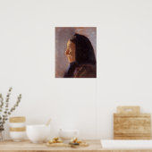 Profilportrait der Frau Skagen Poster (Küche)