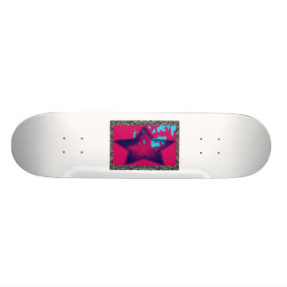 Profiskateboard mit coolem Sternmotiv Skateboard