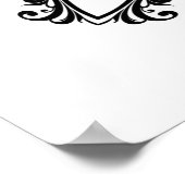 Profit für einen Mann Jesus Zitat Poster (Ecke)