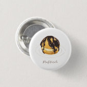 Profiterole Wasserfarbe Button (Vorne & Hinten)