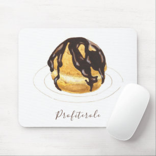 Profiterole Wasserfarbe Mousepad