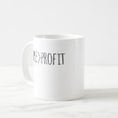 Profitorientierte Menschen Kaffeetasse (Vorderseite Links)