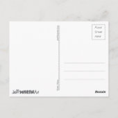 Profiwrestler Stahlstuhl Geburtstag Postkarte (Rückseite)