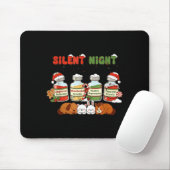 Profol Silent Night Funny Vet Tech Christmas  Mousepad (Mit Mouse)