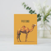 Profound Camel Postkarte (Stehend Vorderseite)