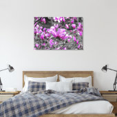 Profuse Magnolia Blooms Triptych Leinwanddruck (Insitu (Schlafzimmer))