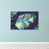 Progesteron-Kristalle Leinwanddruck (Insitu (Holzboden))