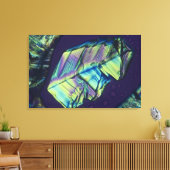 Progesteron-Kristalle Leinwanddruck (Insitu (Wohnzimmer))