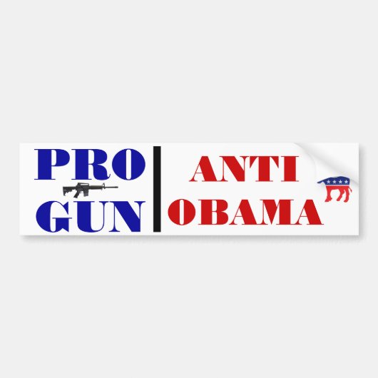 Progewehr, Antiobama-Autoaufkleber Autoaufkleber (Vorne)