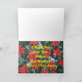 Progewehr-Stück auf Erdweihnachten Feiertagskarte (Innenseite)