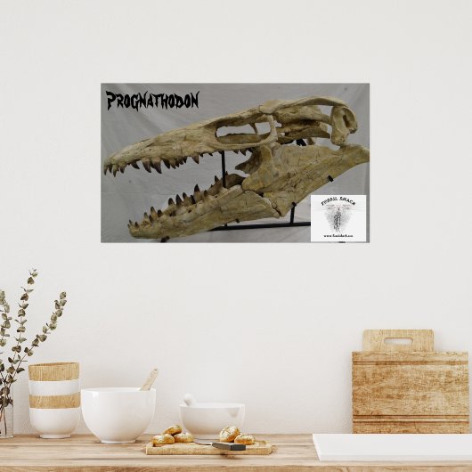 Prognathodon Mosasaur Poster (Küche)