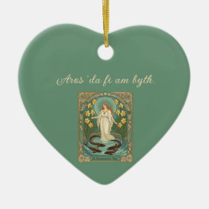 Prognose für die Liebenden Schicksale Dwynwens Bru Keramik Ornament