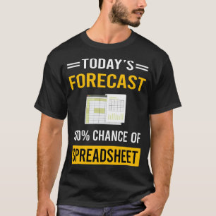 Prognose-Tabelle Tabellen Heute T-Shirt