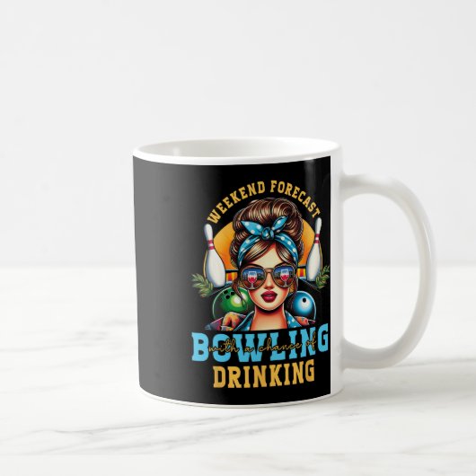 Prognosen für den Bowling am Wochenende Kaffeetasse (Rechts)