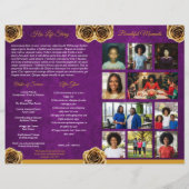 Programa Celebración de la Vida de Oro y Purpura (Rückseite)