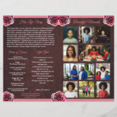 Programa Celebración de la Vida Rose Gold / Cafe (Rückseite)