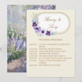 Programa planoLilac and Violet Floral Cream Garden Programm (Vorne/Hinten)