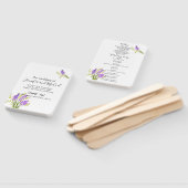 Programm "Aquarelllavender und Grüne Florals" Fächer (Non-assembled)