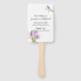 Programm "Aquarelllavender und Grüne Florals" Fächer