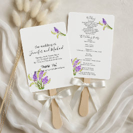 Programm "Aquarelllavender und Grüne Florals" Fächer