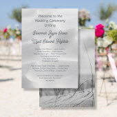 Programm Beach Dunes Hochzeitfeier