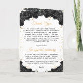 Programm "Black Princess Floral Quinceñera" (Rückseite)