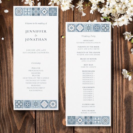 PROGRAMM "BLUE AN GRAY SPANISH TILES"