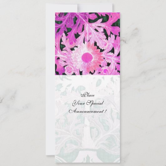 Programm "DAISY", Schwarz-weißes Party mit rosa Bl (Rückseite)