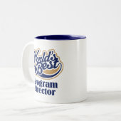 Programm-Direktor Geschenk Zweifarbige Tasse (Vorderseite Links)