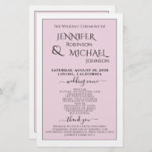 Programm | Einfache und moderne Blüten (Vorne/Hinten)