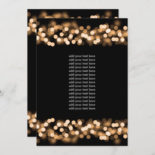 Programm Einfügen Gold Hollywood Glam (Vorne/Hinten)