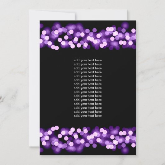 Programm Einlage Purple Hollywood Glam (Vorderseite)