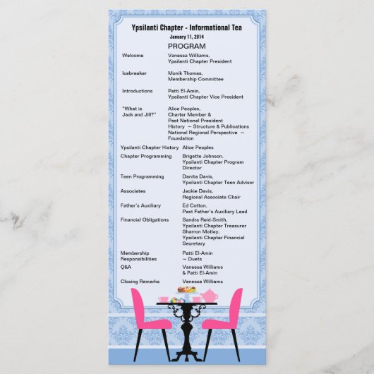 Programm für benutzerdefiniertes Tee-Party V2 (Vorderseite)