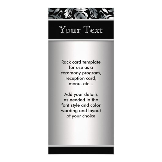 Programm für das Silver- und das Schwarze Menü (Vorne)