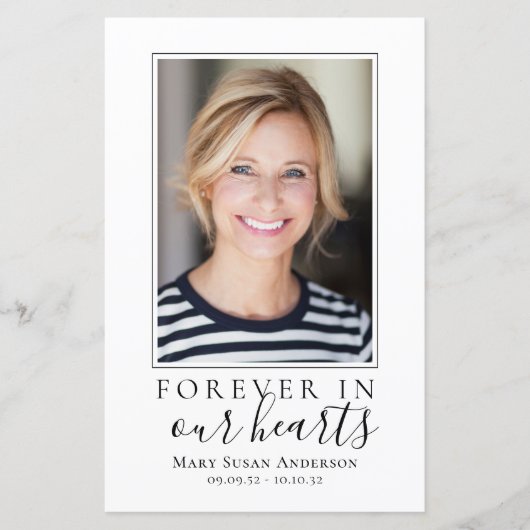 Programm für den Minimalistischen Foto-Membership- (Vorderseite)