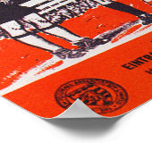 PROGRAMM FÜR DIE EURO-AKTION 1960 - DRUCKEN POSTER (Ecke)