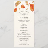 Programm für die Herbstfeier (Vorderseite)