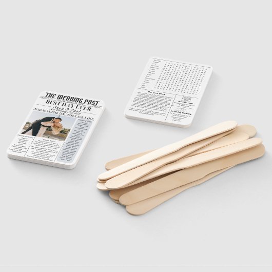 Programm für die Hochzeitung Fächer (Non-assembled)