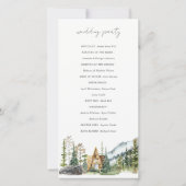 Programm für die Rustikale Pinienwälder (Rückseite)