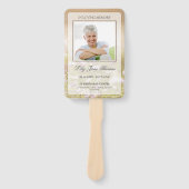 Programm für die Wiesenbeerdigung | In Love Memory Fächer (Vorderseite)