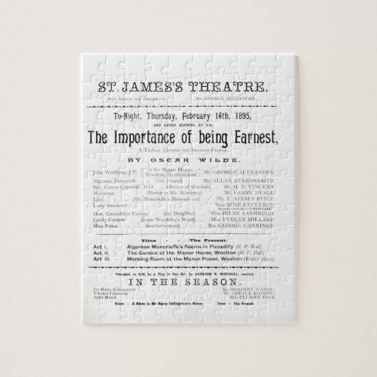 Programm für eine Leistung von der Bedeutung von B Puzzle (Vertikal)