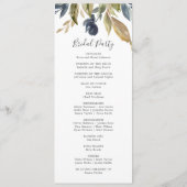 Programm für Herbst-Grünen-Hochzeiten (Rückseite)