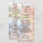 Programm für Herbst-Hochzeiten am See (Vorne/Hinten)