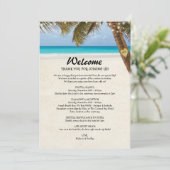 Programm für Hochzeiten am Strand (Stehend Vorderseite)