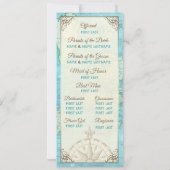 Programm für Hochzeiten auf Reisen (Rückseite)